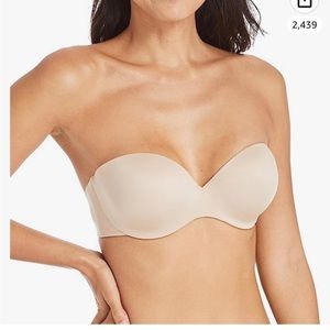 NWT Maidenform strapless nude bra